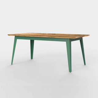 Jan Cray Tisch | 6Grad - Tisch - Jan Cray - Bauholz Recycled geölt - Spintgrün