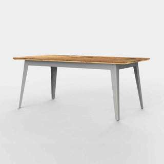 Jan Cray Tisch | 6Grad - Tisch - Jan Cray - Bauholz Recycled geölt - Hellgrau