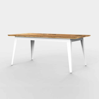 Jan Cray Tisch | 6Grad - Tisch - Jan Cray - Bauholz Recycled geölt - Weiss