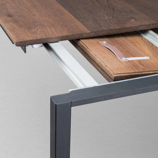 Janua Ausziehtisch | S 600 - Auszug - Ausziehtisch - Janua - Eiche Schlammfarbig - 180+60 x 90cm