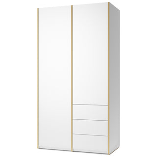 Modular Plus 2er Schrank - Schrank - Müller Small Living - Weiß - drei Schubladen
