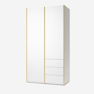 Modular Plus 2er Schrank - Schrank - Müller Small Living - Weiß - ohne Schubladen