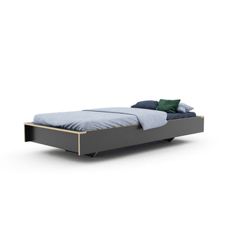 FLAI Bett - Bett - Müller Small Living - HPL Anthrazit - 90cm