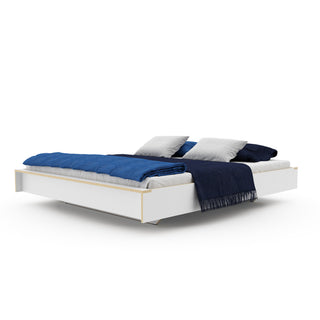 FLAI Bett - Bett - Müller Small Living - HPL Weiß - 140cm