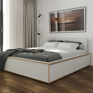Spaze Bett - Bett - Müller Small Living - Weiß - 140cm