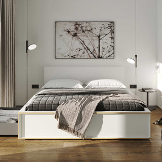 Spaze Bett - Bett - Müller Small Living - Weiß - 90cm