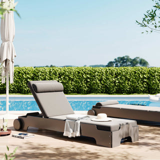 Solara Sonnenliege - outdoor Sonnenliege - Müller Small Living - Weiß - ohne Zubehör