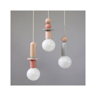 Neu/Zeug Hängelampe | Pearls Luster M - Hängelampe - Neu/Zeug - Salmon -