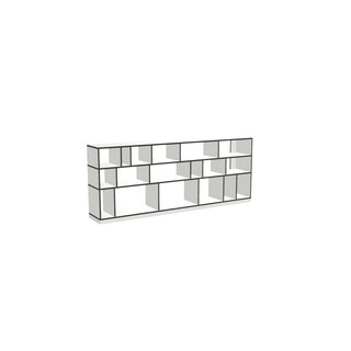 Egal Regal - Regal - Nils Holger Moormann - 232cm - Bicolor (MDF)