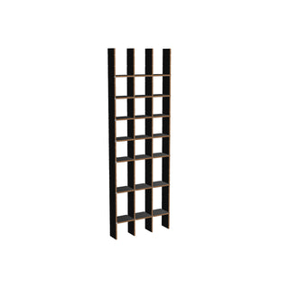 FNP X Regal - Regal - Nils Holger Moormann - 223 x 76 cm - MDF Schwarz