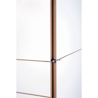 K1 Schrank - Schrank - Nils Holger Moormann - 2 Fächer - 222.4 x 87.1 x 60.5cm - MDF - Schwarz