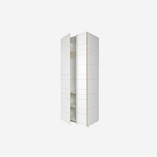K1 Schrank - Schrank - Nils Holger Moormann - 3 Fächer - 222.4 x 138.7 x 60.5cm - MDF - Weiß