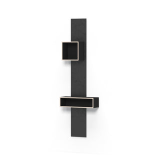 Magnetique Regal - Regal - Nils Holger Moormann - Schwarz - 2 Boxen