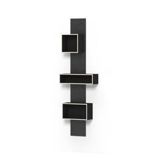 Magnetique Regal - Regal - Nils Holger Moormann - Schwarz - 3 Boxen