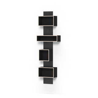 Magnetique Regal - Regal - Nils Holger Moormann - Schwarz - 4 Boxen
