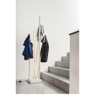 Pin Coat Garderobe - Garderobe - Nils Holger Moormann - Klein - 29 x 29cm - 6 Stäbe (3x 130 + 3x 170cm)