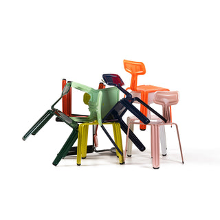 Pressed Chair Stuhl - Stuhl - Nils Holger Moormann - Blau -