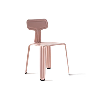 Pressed Chair Stuhl - Stuhl - Nils Holger Moormann - Aluminium unbehandelt -
