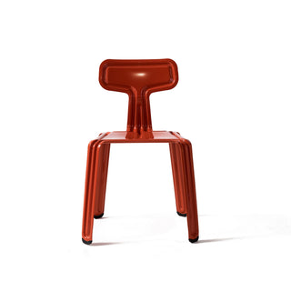 Pressed Chair Stuhl - Stuhl - Nils Holger Moormann - Aluminium unbehandelt -