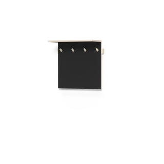Rechenbeispiel Garderobe - Garderobe - Nils Holger Moormann - 4 Haken - Hutablage
