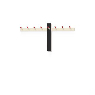 Rechenbeispiel Garderobe - Garderobe - Nils Holger Moormann - 8 Haken - Schlüsselboard