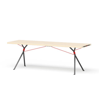 Kampenwand Tisch - Tisch - Nils Holger Moormann - Leuchtorange - Schwarz