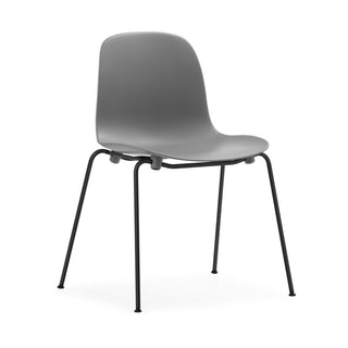 Normann Copenhagen Stapelstuhl | Form Steel - Stuhl - Normann Copenhagen - Grau -