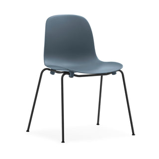Normann Copenhagen Stapelstuhl | Form Steel - Stuhl - Normann Copenhagen - Blau -