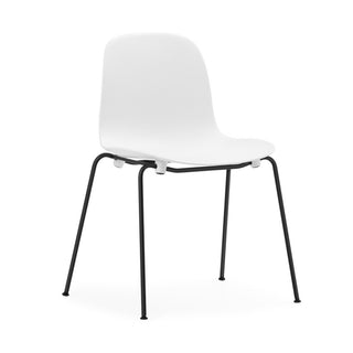Normann Copenhagen Stapelstuhl | Form Steel - Stuhl - Normann Copenhagen - Weiß -
