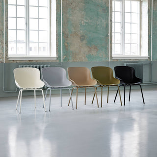 Normann Copenhagen Stuhl | Hyg Steel - Stuhl - Normann Copenhagen - Ohne Polster - Weiß