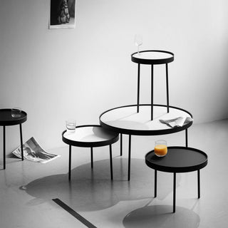 Northern Beistelltisch | Stilk coffee table - Beistelltisch - Northern - Ø34 x H50cm - Laminat Schwarz