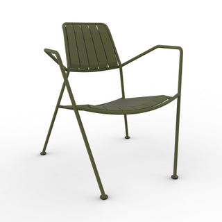 Osmo Metall Outdoor Sessel - Outdoor Loungestuhl - Prostoria - Antique Green -