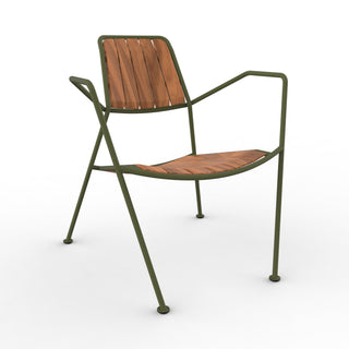 Osmo Teak Outdoor Sessel - Outdoor Loungestuhl - Prostoria - Antique Green -