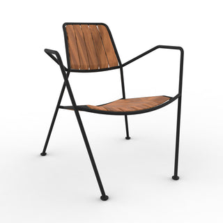 Osmo Teak Outdoor Sessel - Outdoor Loungestuhl - Prostoria - Black -