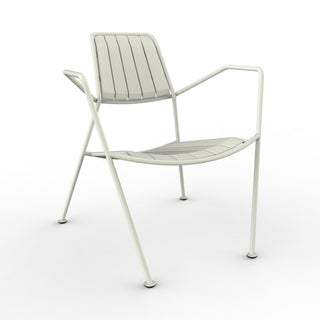 Osmo Metall Outdoor Sessel - Outdoor Loungestuhl - Prostoria - Grey White -