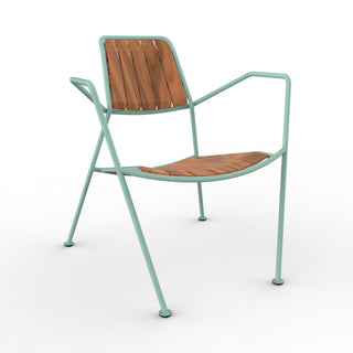 Osmo Teak Outdoor Sessel - Outdoor Loungestuhl - Prostoria - Light Green -