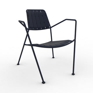 Osmo Metall Outdoor Sessel - Outdoor Loungestuhl - Prostoria - Sapphire Blue -