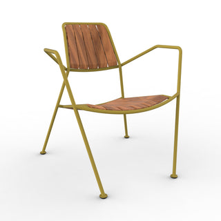 Osmo Teak Outdoor Sessel - Outdoor Loungestuhl - Prostoria - Yellow -