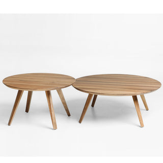 Oblique Couchtisch - Couchtisch - Prostoria - D70 x H41cm - Eiche natur