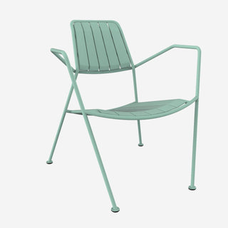 Osmo Metall Outdoor Sessel - Outdoor Loungestuhl - Prostoria - Grey White -