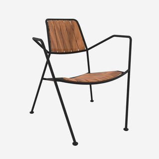 Osmo Teak Outdoor Sessel - Outdoor Loungestuhl - Prostoria - Grey White -