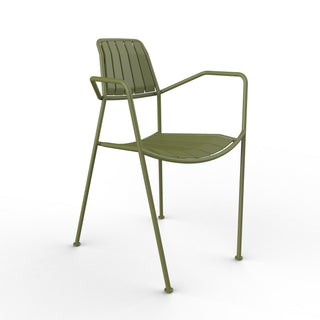 Osmo Metall Outdoor Stuhl - Outdoor Stuhl - Prostoria - Antique Green -