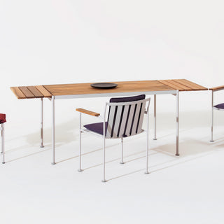 Jugo Outdoor Tisch - Outdoor Tisch - Prostoria - Teak - Tischverlängerung: 50 x 75 (für beide Seiten)