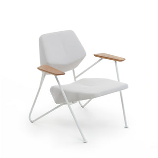 Polygon Outdoor Sessel - Outdoor Loungestuhl - Prostoria - White (RAL 9003) - Hellgrau (Patio 0110)