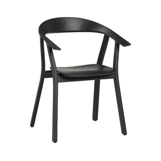 Rhomb Stuhl - Armlehnstuhl - Prostoria - Eiche - schwarz lackiert (matt)