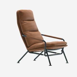 Kontrapunkt Loungesessel - Loungesessel - Prostoria - Stoff: Karibu 01.1 / Gestell: Beige -