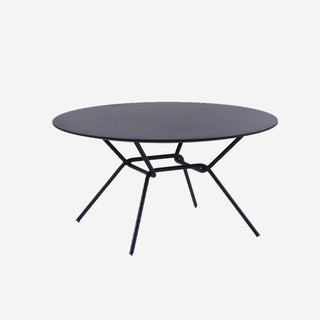 Strain Outdoor Couchtisch - Outdoor Tisch - Prostoria - Ø 50 x 46cm - Schwarz