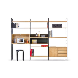 DHS 10 Regal - Regal - Richard Lampert - Eiche - Schwarz -