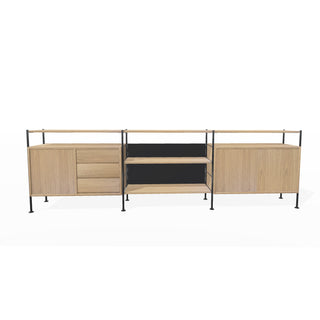 DHS 10 Sideboard - Sideboard - Richard Lampert - Schwarz - Eiche natur