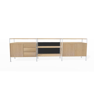DHS 10 Sideboard - Sideboard - Richard Lampert - Schwarz - Eiche natur